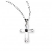 Crystal Zircon Cross Pendant - Necklace