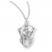 Sterling Silver Fancy St Therese 18" Chain - Boxed - Necklace