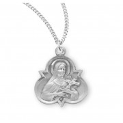 Sterling Silver Trinity St. Theresa-W/18" Chain - Boxed - Necklace