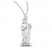 Sterling Silver Small St. Jude 18" Chain - Boxed - Necklace Sterling Silver Small St. Jude 18" Chain - Boxed - Necklace