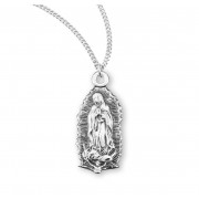 Our Lady of Guadalupe Sterling Silver Medal - Necklace