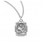 Sterling Silver Small St. Gerard-18" Chain - Boxed - Necklace Sterling Silver Small St. Gerard-18" Chain - Boxed - Necklace