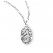 Sterling Silver St. Anthony Medal 18" Chain - Boxed - Necklace Sterling Silver St. Anthony Medal 18" Chain - Boxed - Necklace