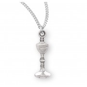 Sterling Silver Tiny Chalice-16" Chain - Boxed - Necklace Sterling Silver Tiny Chalice-16" Chain - Boxed - Necklace