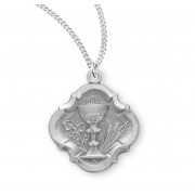 Sterling Silver Baroque 1st Communion-18" Chain - Boxed - Necklace