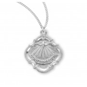 Sterling Silver Baroque Confirmation-18" Chain - Boxed - Necklace