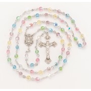 6mm Finest Multi Sterling Silver Rosary Boxed