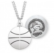 Sterling Silver Sebastian Basketball 24" Chain - Boxed - Necklace Sterling Silver Sebastian Basketball 24" Chain - Boxed - Necklace