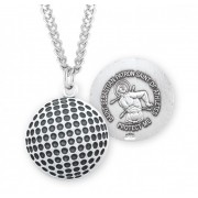 Sterling Silver St. Sebastian Golf 24" Chain - Boxed - Necklace