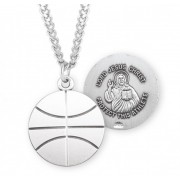 Sterling Lord Jesus Christ Basketball-24" Chain - Boxed - Necklace