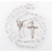Genuine Rose Quartz Sterling Rosary