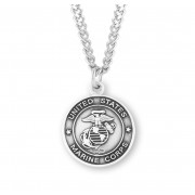 Sterling St. Christopher Marines-24" Chain - Boxed - Necklace Sterling St. Christopher Marines-24" Chain - Boxed - Necklace