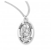 Sterling Oval St Augustine - 20" Chain - Boxed - Necklace