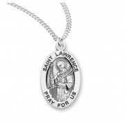 Sterling Oval St Lawrence - 20" Chain - Boxed - Necklace