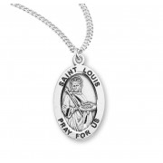 Sterling Oval St Louis - 20" Chain - Boxed - Necklace