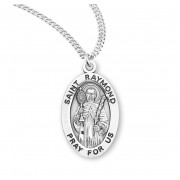 Sterling Oval St Raymond - 20" Chain - Boxed - Necklace