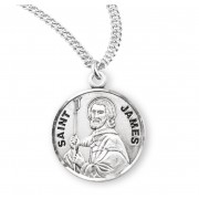 Sterling Silver Round St James - 20" Chain - Boxed - Necklace