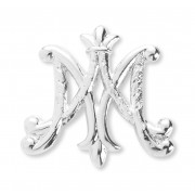 Sterling Silver Ave Maria BrooChain - Boxed