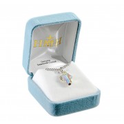 Finest Austrian Crystal Paradise Cross Bead - Necklace