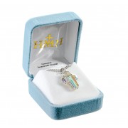 Finest Austrian Crystal Paradise Cross Bead - Necklace