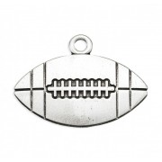 Sterling Silver Sebastian Football Medal 24" Chain - Boxed - Necklace Sterling Silver Sebastian Football Medal 24" Chain - Boxed - Necklace