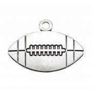 Sterling Silver Christopher Footbal Medal 24" Chain - Boxed - Necklace