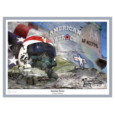 American Heroes - Air Force - Print by Danny Hahlbohm -  - heroes airforce-174