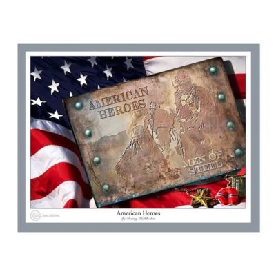 American Heroes - bronze - Print by Danny Hahlbohm -  - heroes bronze-163