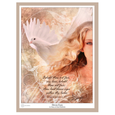 Doves Eyes - Print by Danny Hahlbohm -  - SOS doves eyes-24