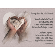 Footprints in His Hands - Art Print by Danny Hahlbohm