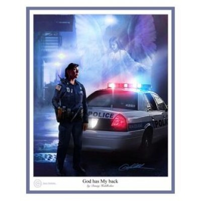 GOD HAS MY BACK - Policewoman -  - ghmbpw
