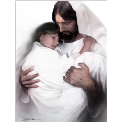 Resting in His Arms - Print by Danny Hahlbohm -  - resting-120