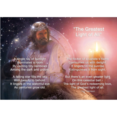 The Greatest Light of All - Print by Danny Hahlbohm -  - greatest light-152