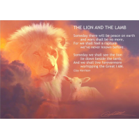 The Lion And The Lamb - Art Print by Danny Hahlbohm
