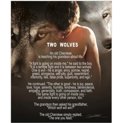 Two Wolves - Print by Danny Hahlbohm -  - wolves-92