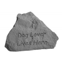 A Dog Lover... All Weatherproof Cast Stone