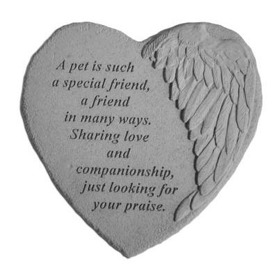 A Pet Is Such... All Weatherproof Cast Stone Memorial - 707509089146 - 08914