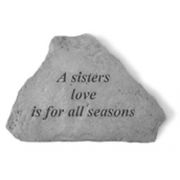 A Sisters Love All Weatherproof Cast Stone