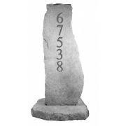 Address Totem Weatherproof Cast Stone Memorial