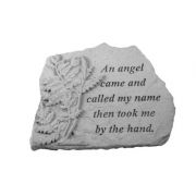 An Angel Came...w/Fern All Weatherproof Cast Stone Memorial