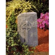 Celtic Cross Obelisk All Weatherproof Garden Cast Stone