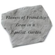 Flowers Of Friendship Grow In A Special All Weatherproof Cast Stone