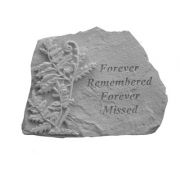 Forever Remembered... w/Fern All Weatherproof Cast Stone