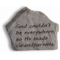 God Couldn'T Be Everywhere... All Weatherproof Cast Stone