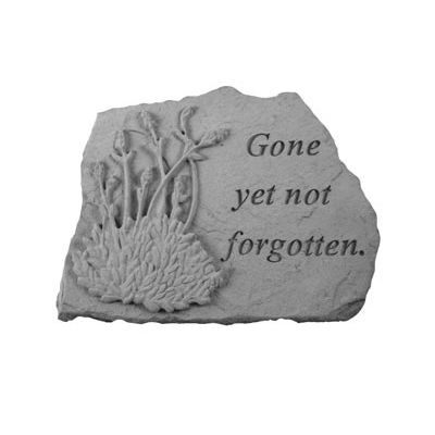 Gone Yet Not Forgotten... w/Lavendar All Weatherproof Cast Stone - 707509070250 - 07025