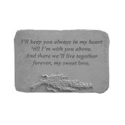 I'Ll Keep You Always... w/Rosemary All Weatherproof Cast Stone