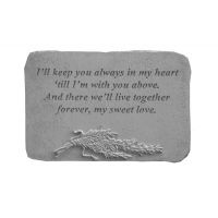I'Ll Keep You Always... w/Rosemary All Weatherproof Cast Stone