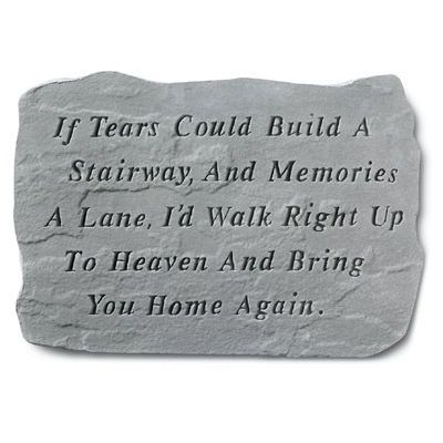 If Tears Could Build Cast Decorative Stone All Weatherproof Cast Stone - 707509646202 - 64620