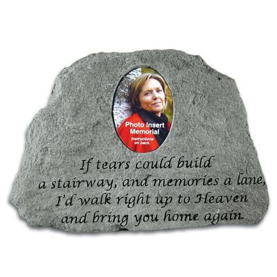 If Tears Could Build( w/ Photo Insert) All Cast Stone Memorial - 707509094201 - 09420