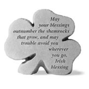May Your Blessings Outnumber... All Weatherproof Cast Stone